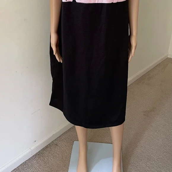 NWT Pink Polka Dot Dress Size: 18W - Picture 2 of 7